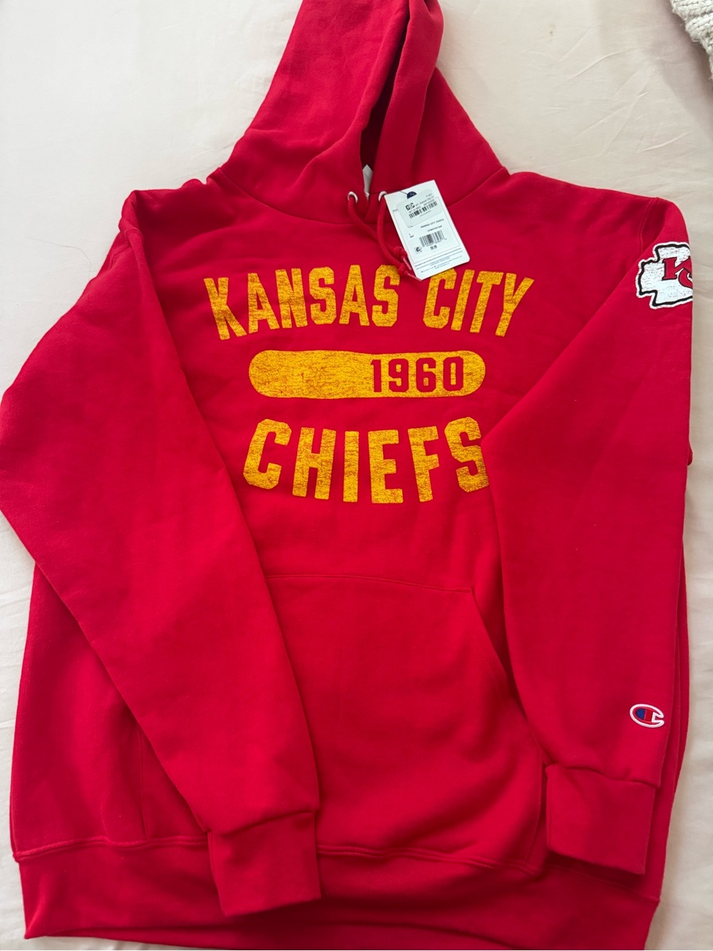 Champion Red Kansas City Graphic Crewneck Sweatshirt